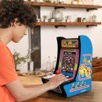 Arcade1Up Ms. PAC-Man Countercade, Built for Your Home, 1 Player, 5 Classic Games, 8-inch Screen
