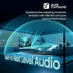 Hisense AX5125H 5.1.2Ch Sound Bar with Wireless Subwoofer, 500W, Dolby Atmos, Bluetooth 5.3, EzPlay, 4K HDMI Pass Through, Roku TV Ready, DTS:X, HDMI/AUX/ARC/Optical/USB, 7 EQ Modes