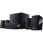 YAMAHA Audio YHT-4950U 4K Ultra HD 5.1-Channel Home Theater System with 8" 50W RMS Powered Subwoofer Speakers, AV Receiver, True Surround Sound with Bluetooth Music Streaming (Black)
