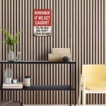 Bestylez Funny Man Cave Room Sign Remember If We Get Caught Sign For Bedroom, Garage, Basement, Home Bar Decor 12" * 8" (937)