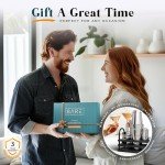 BARE BARREL® Mixology Bartender Kit Bar Set | 14-Piece Cocktail Shaker Set | Martini Barware Mixing Tools for Home Bartending | 35 Recipe Cards | Gift Set (28oz Boston Shaker, Silver/Black)