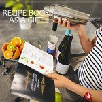 20-Piece Cocktail Mixology Shaker Set - Bartender Kit with Bamboo Stand - Bar Accessories Kit Including a Martini Shaker, Jigger, Recipe Book, Gift Set