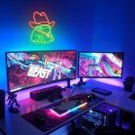 Kavaas Frog Neon Sign 12.6“ x 9.8”, Frog with Cowboy Hat LED Sign for Wall Decor | Cowboy Neon Signs for Man Cave, Gameroom, Bedroom, Bar - Best Gifts for Rodeo Enthusiast, Birthday, Christmas