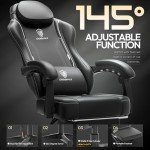 Dowinx Ergonomic Gaming Chair with Massage Support