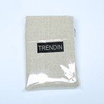 TRENDIN Retro Black Fern Leaf Throw Pillow Cover 18x18 inch Man Cave Decor Cotton Linen Cushion Case for Sofa Couch PL515TR