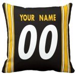 ANTKING Pittsburgh Throw Pillow Custom Personalized Any Name and Number for Men Women Boy Gift