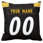ANTKING Pittsburgh Throw Pillow Custom Personalized Any Name and Number for Men Women Boy Gift