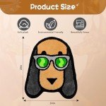 West Coast Boss Dogg Rug, Hypebeast Rug Cool Rugs for Bedroom, Rapper Rug for Hip-Hop Lover, High-Pile Soft Flocking Cool Room Decor for Guys, Funky rug Y2k Rug for Man Cave 24”×28” (boss dogg)