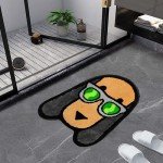 West Coast Boss Dogg Rug, Hypebeast Rug Cool Rugs for Bedroom, Rapper Rug for Hip-Hop Lover, High-Pile Soft Flocking Cool Room Decor for Guys, Funky rug Y2k Rug for Man Cave 24”×28” (boss dogg)