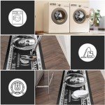 DVKKHD 100 Dollar Bill Runner Rugs for Hallways Black and White Kitchen Rugs Non Skid Modern Money Bedroom Rug Runner Washable Entryway Rug for Home Decor Laundry Room Bathroom Carpet 24”x59”