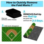 Osimiccp Baseball Rug for Boys Bedroom 5'x7' Non Slip Sports Rug,Boys Rugs for Bedroom Living Room Baseball Room Decor