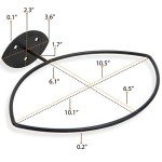 Wallniture Sporta Wall Mount Football Rack, Ball Holder Organization and Storage Rack, Sports Room Decor, Steel, Black