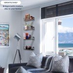 KOTIJOKI Fire Escape Ladder Shelf - New York Inspired 4 Tier Metal Shelf with Screws & Screwdriver, for Home Décor Organizer and Action Figure Display