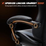 Ergonomic Video Game Desk Chair with Footrest