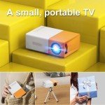 Portable mini projectors LED micro projector 1080P home party meeting theater projector Wireless Connect phones（Newest upgraded version ）