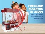 Etna Electronic Arcade Claw Machine - Toy Grabber Machine with Flashing LED Lights and Sound