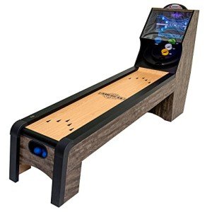 American Legend 9’ Arcade Speedball Game - Engineered Wood Construction - Realistic Game Play - Automatic Ball Return - 4 Balls Included