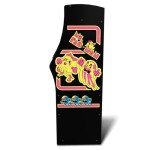 ARCADE1UP Ms. Pacman Deluxe Black Variant Arcade Machine, Built for Your Home, with 5-Foot Tall Full-Size Stand-up Cabinet, 14 Classic Games, and 17-inch Screen