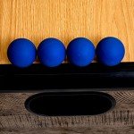 American Legend 9’ Arcade Speedball Game - Engineered Wood Construction - Realistic Game Play - Automatic Ball Return - 4 Balls Included