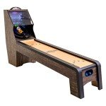American Legend 9’ Arcade Speedball Game - Engineered Wood Construction - Realistic Game Play - Automatic Ball Return - 4 Balls Included