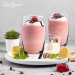 Luigi Bormioli Crescendo 20-Ounce Tumblers, Set Of 4, Crystal SON-hyx Glass, Made In Italy.