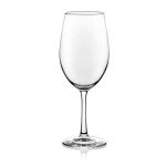 Libbey Vineyard Reserve Wine Glass Set of 12, Red and White Clear Wine Glasses, Merlot, Bordeaux, Chardonnay Gifts, Lead-Free Party Wine Glasses