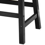 Winsome Satori 24" Black Bar Stool