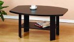 Espresso Simple Design Coffee Table for Mancaves