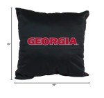 College Covers ETC DP18 Pillow, 1 Count (Pack of 1), Georgia Bulldogs