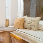 Ussap Lumbar Country Roads Take Me Home Christmas Rectangle Decorative Throw Pillow Cover, Rustic Quote Home Farmhouse Decoration, Housewarming Gift Cushion Case for Sofa Decor Cotton Linen 12 x 20