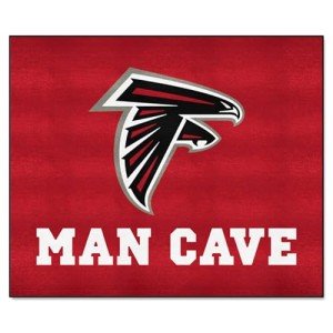 FANMATS 14267 Atlanta Falcons Man Cave Tailgater Rug - 5ft. x 6ft. Sports Fan Area Rug, Home Decor Rug and Tailgating Mat