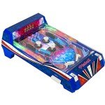 Retro Pinball Tabletop Game with LED Lights