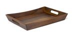 Acacia Curved Serving Tray for Your Mancave