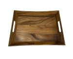 Acacia Curved Serving Tray for Your Mancave