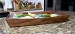 Acacia Curved Serving Tray for Your Mancave