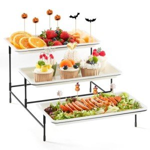 3-Tier Collapsible Serving Tray for Parties