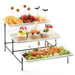 3-Tier Collapsible Serving Tray for Parties