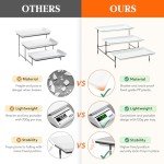 3-Tier Collapsible Serving Tray for Parties