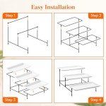 3-Tier Collapsible Serving Tray for Parties