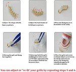 Set of 2 Gold-Plated Hip Hop Grillz