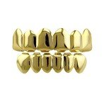 24K Gold Plated Hip Hop Grillz for Teeth