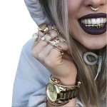 24K Gold Plated Hip Hop Grillz for Teeth