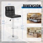 Adjustable Swivel Bar Stools Set of 2