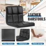 Adjustable Swivel Bar Stools Set of 2