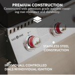 GasOne 3-Burner Stainless Steel Outdoor Grill