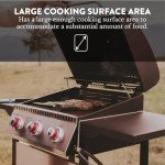 GasOne 3-Burner Stainless Steel Outdoor Grill