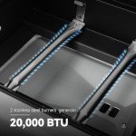 Royal Gourmet Dual Fuel BBQ Grill Combo