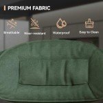 Modern Adjustable Bar Stools Set of 2 - Green