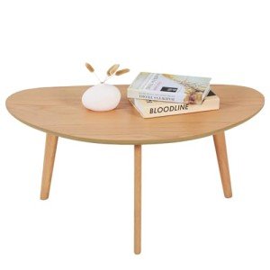 Modern Oval Coffee Table for Small Spaces