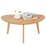 Modern Oval Coffee Table for Small Spaces